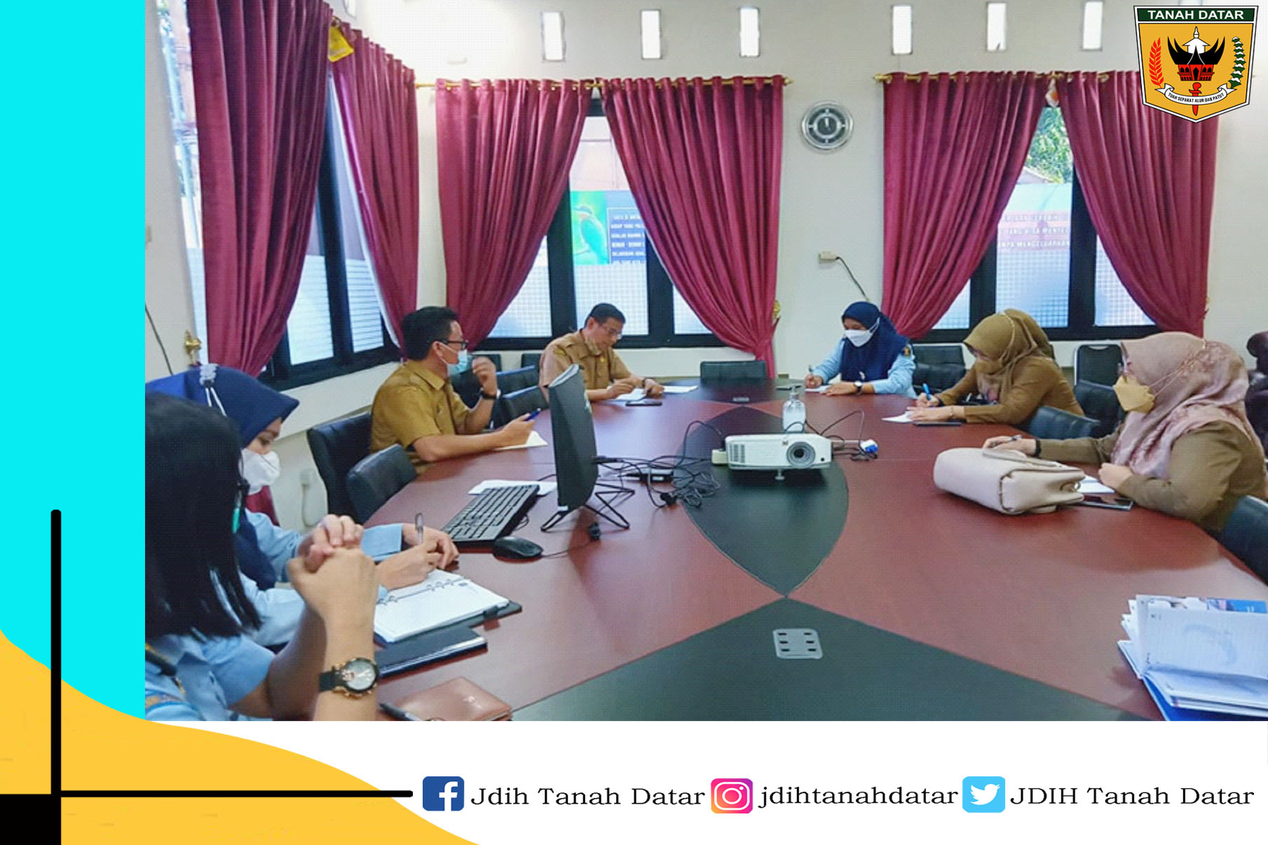 Melakukan koordinasi dan menyampaikan fasilitasi terkait Perubahan atas Peraturan Daerah Nomor 9 Tahun 2016 tentang Pembentukan dan Susunan Perangkat Daerah ke Biro Hukum Setda Prov. Sumbar, Biro Organisasi Setda Prov. Sumbar dan Kantor Wilayah Kementerian Hukum dan HAM Sumbar 