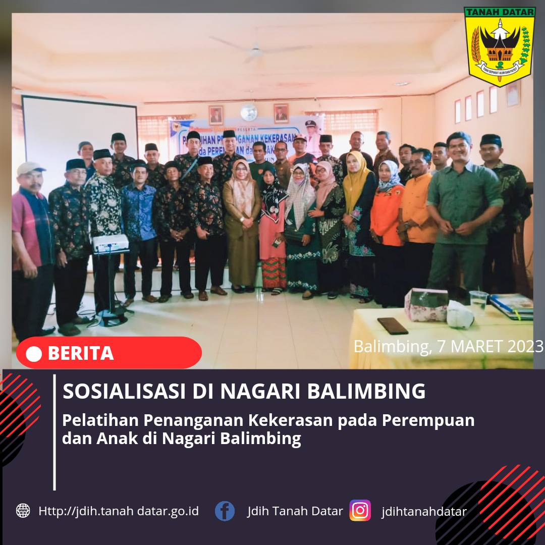 SOSIALISASI DI NAGARI BALIMBING 